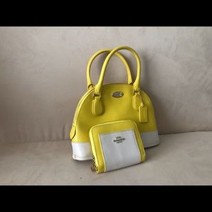 Coach Small Satchel with Wallet